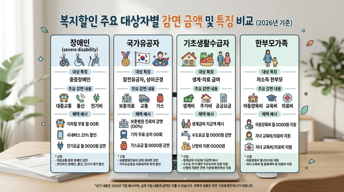 한전 전기요금 복지할인, 2026년 자동 적용 오해와 소급 신청 3가지 조건 이미지 2