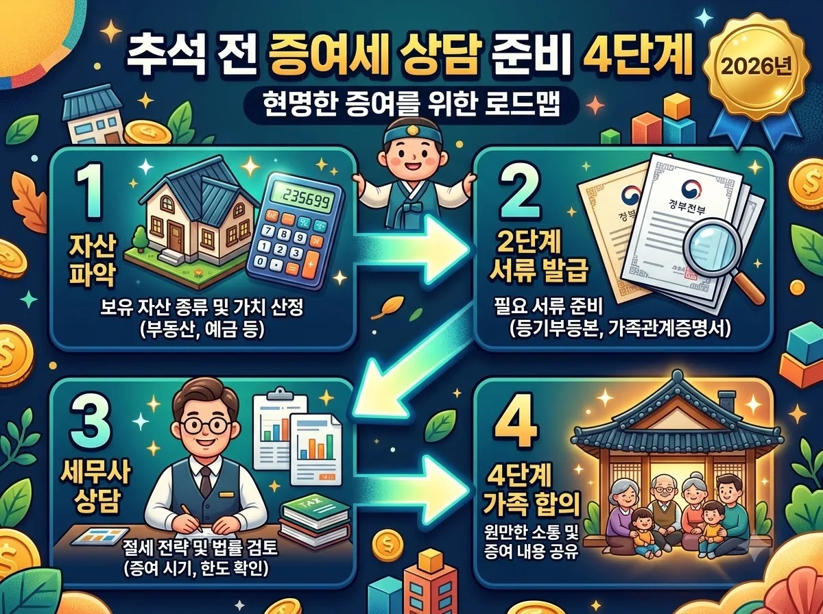 추석전 부모 자녀 증여 상담 세무사 비용 및 예약 준비자료 4가지 이미지 1