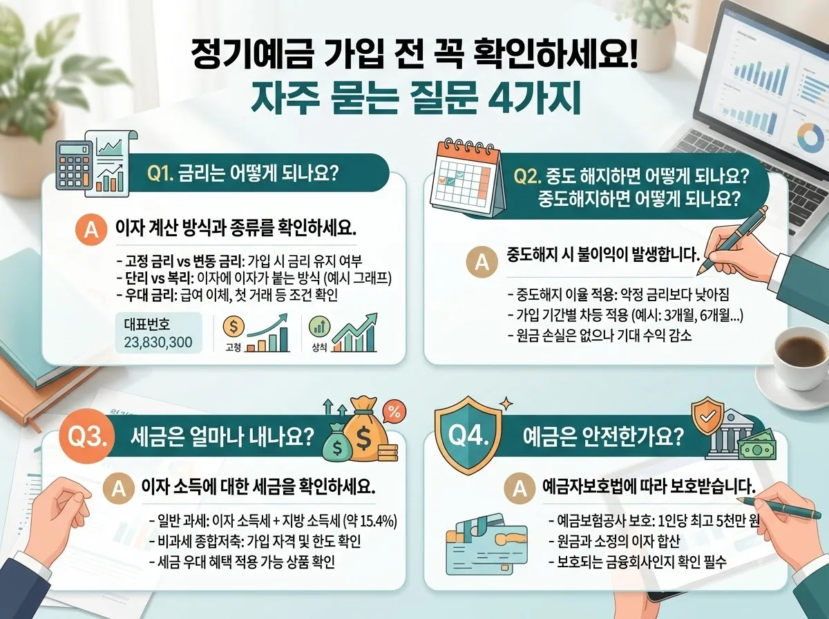 2026년 9월 정기예금 금리 높은 곳｜1,000만원 1년 예치 시 세후 이자 비교 이미지 1