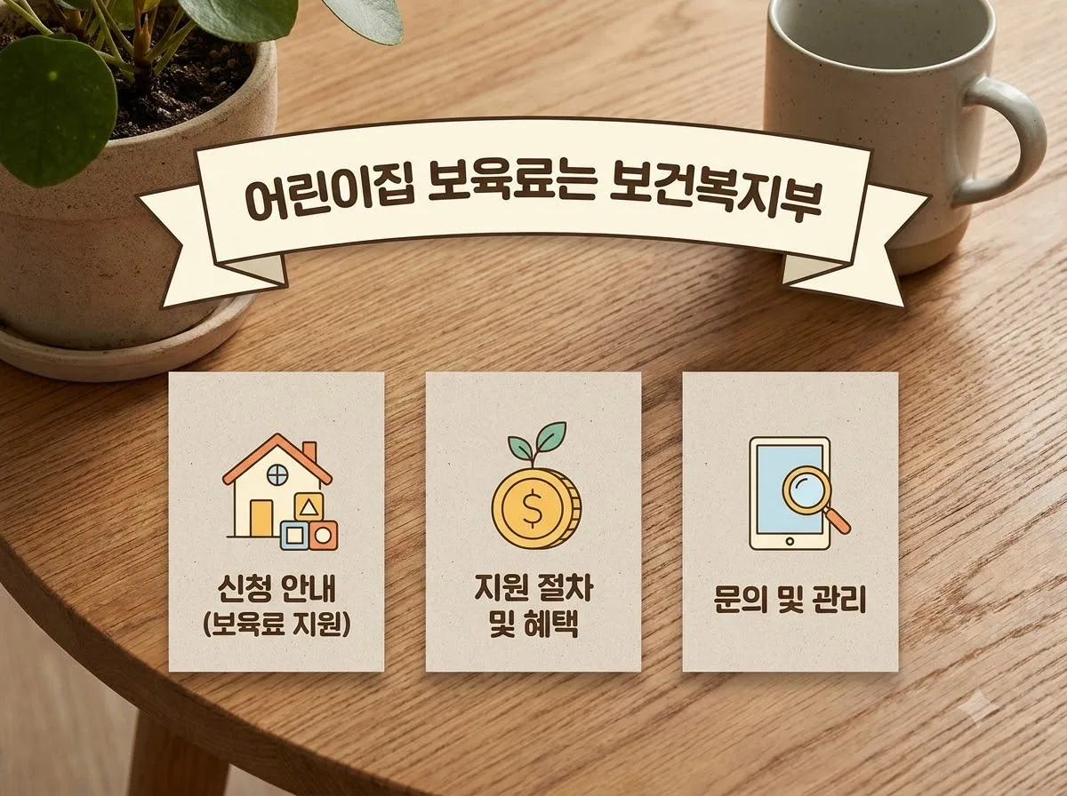어린이집 보육료와 유치원 유아학비 지원금, 3가지 핵심 차이점 분석 핵심을 요약한 대표 썸네일 이미지