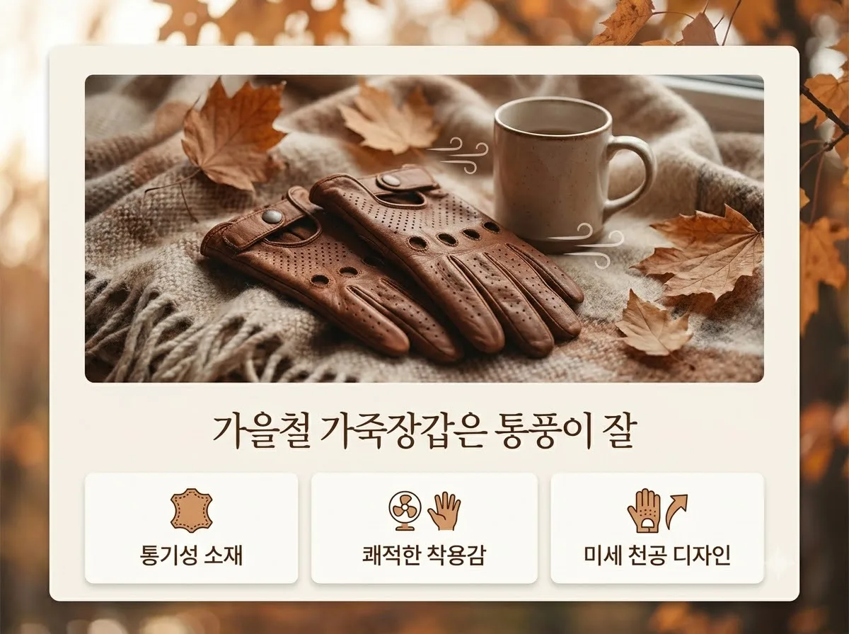 가을 가죽장갑 습기 방지 보관법 3가지 원칙 핵심을 요약한 대표 썸네일 이미지