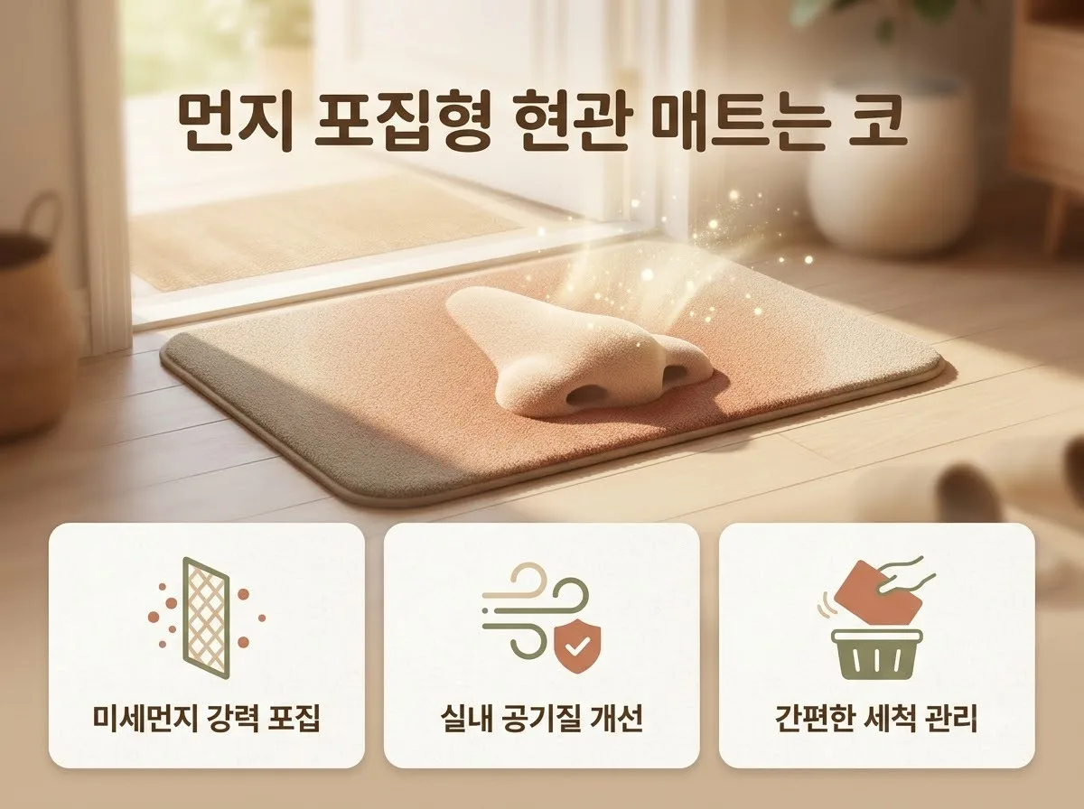 현관 매트 먼지 포집형 교체, 초보자를 위한 3가지 선택 기준 핵심을 요약한 대표 썸네일 이미지