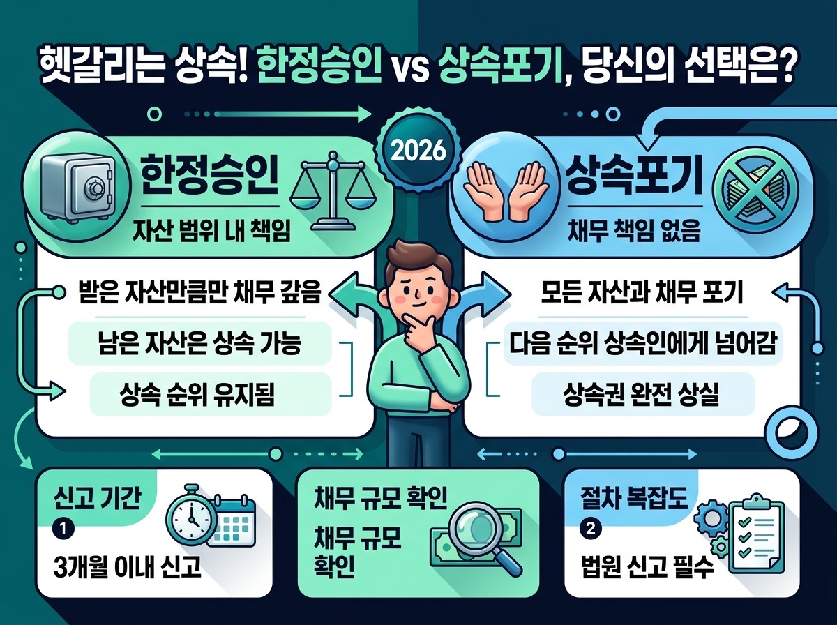 피상속인채무, 2026년 현명한 처리 위한 5가지 핵심 체크리스트 이미지 2