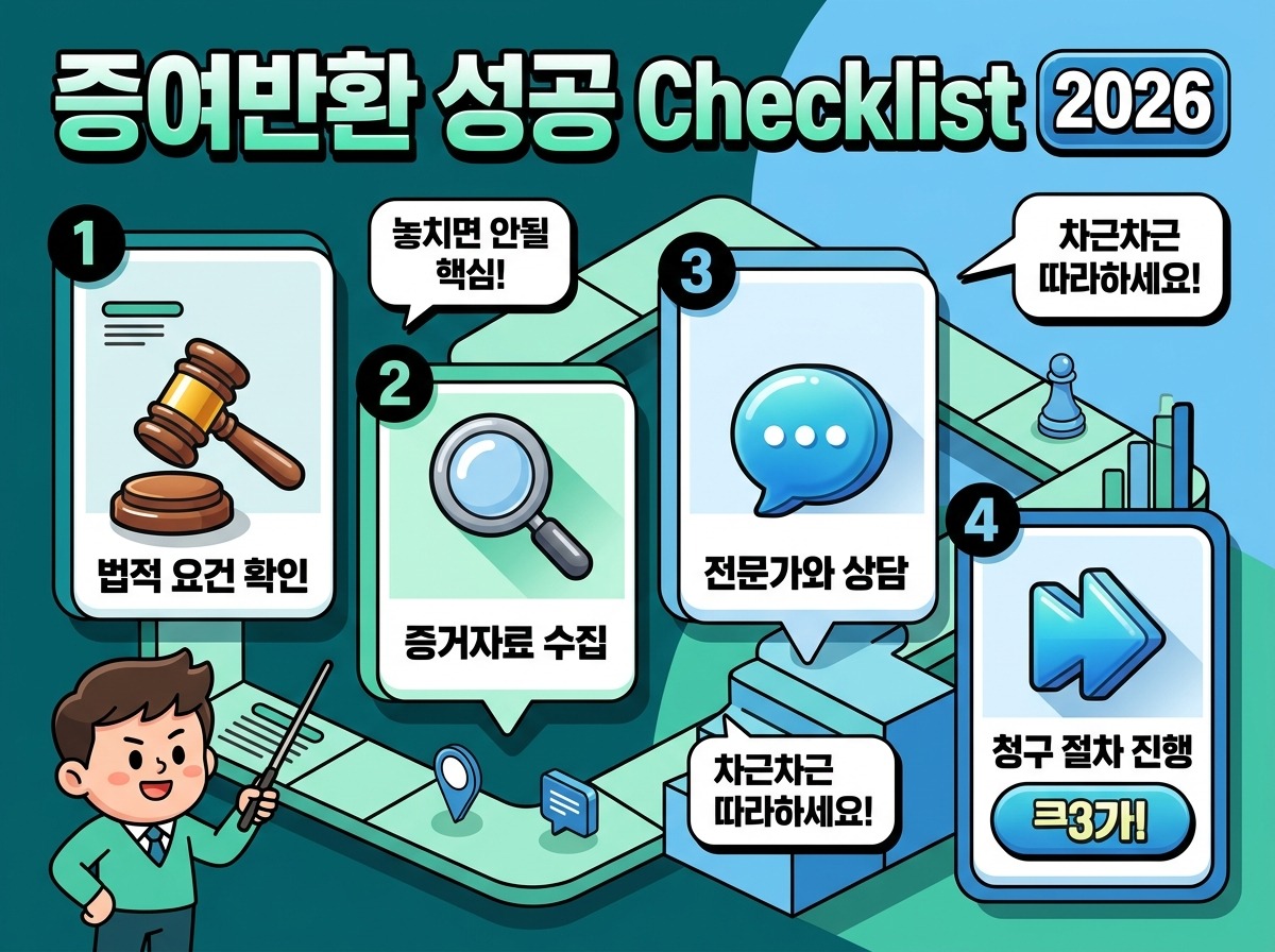 증여반환청구 2026년 가이드: 성공적인 재산 반환을 위한 필수 체크리스트 이미지 2