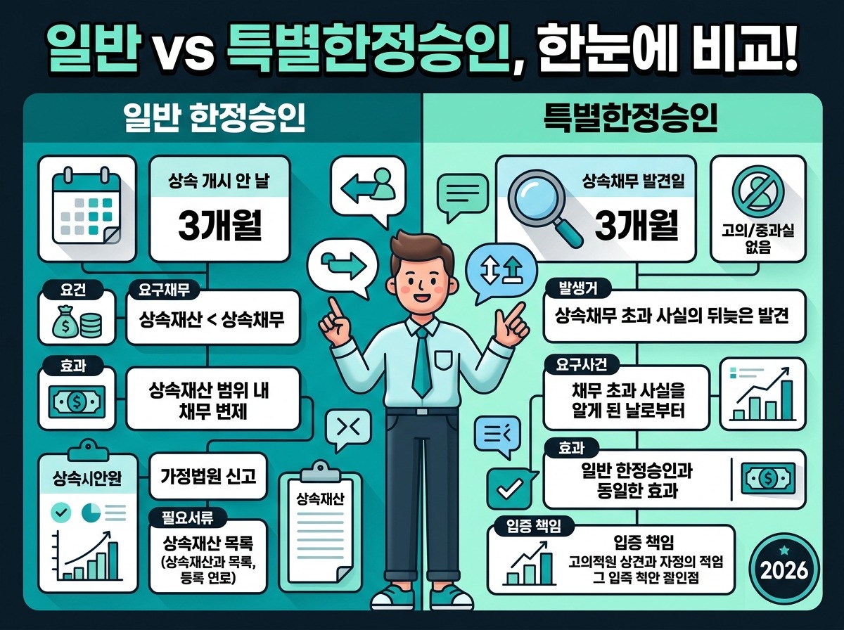 2026년 특별한정승인 조건, 뒤늦게 발견한 상속채무 해결 3단계 이미지 2