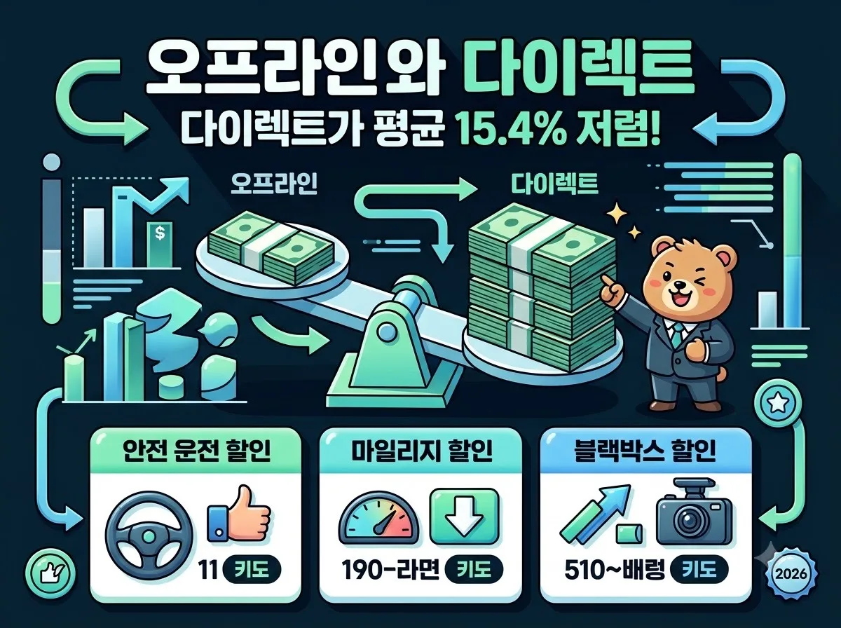 20대 자동차보험 다이렉트 비교견적 30% 절약하는 방법 이미지 1