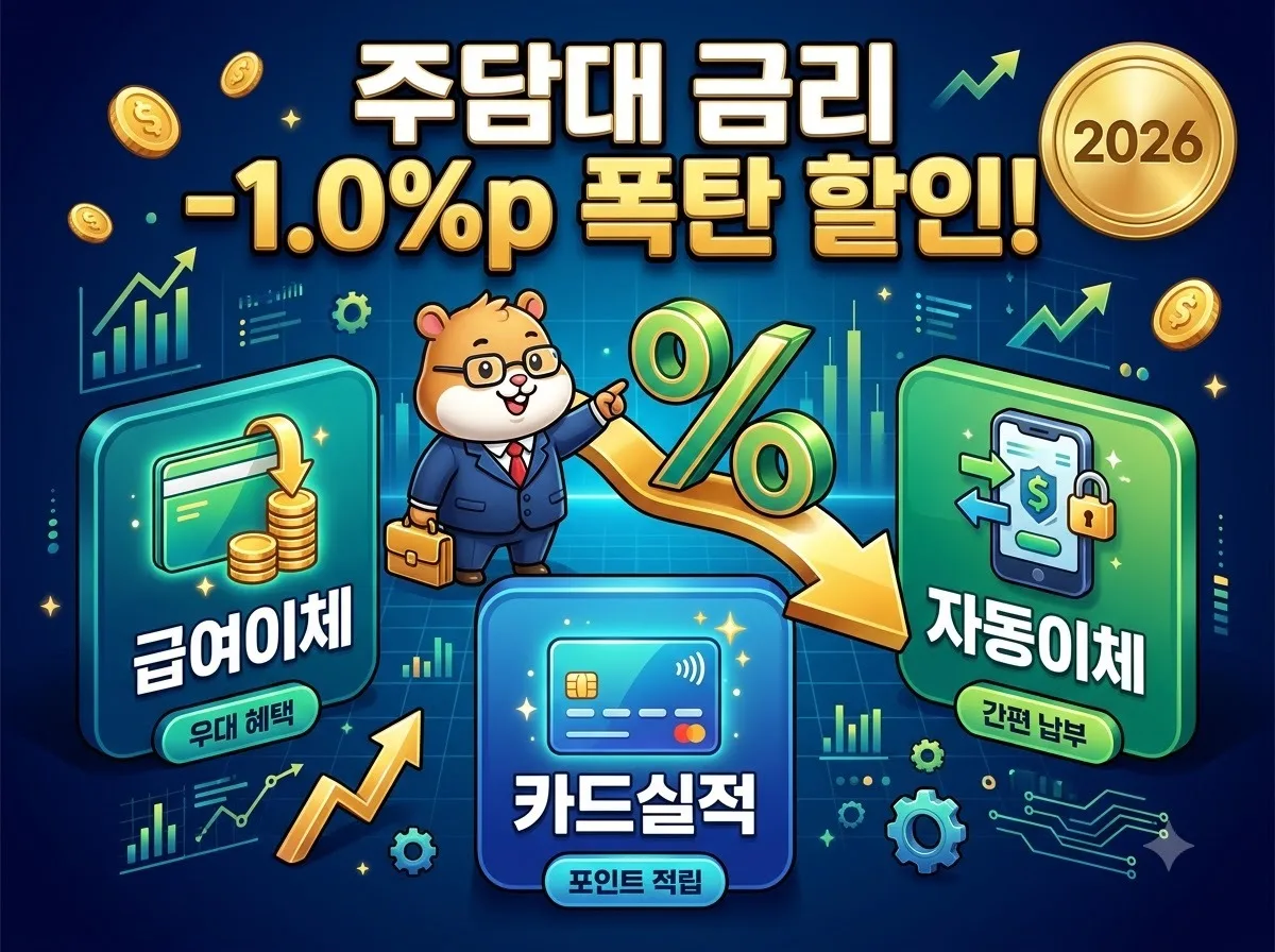 주택담보대출 금리 비교 전 꼭 확인할 우대 조건 5가지