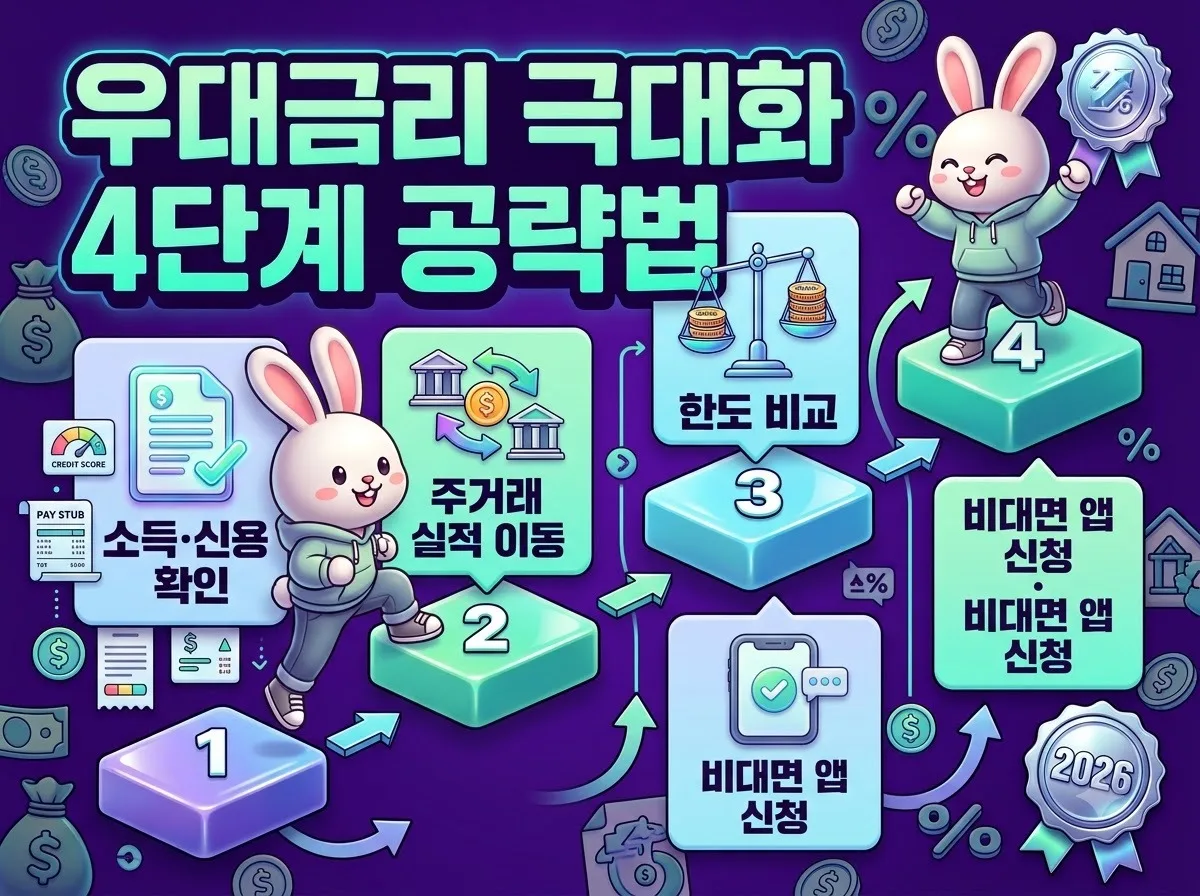 주택담보대출 금리 비교 전 꼭 확인할 우대 조건 5가지 이미지 1