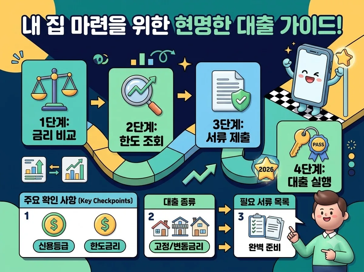 인터넷은행 주담대 금리 비교와 중도상환수수료 2026 절약법 이미지 1